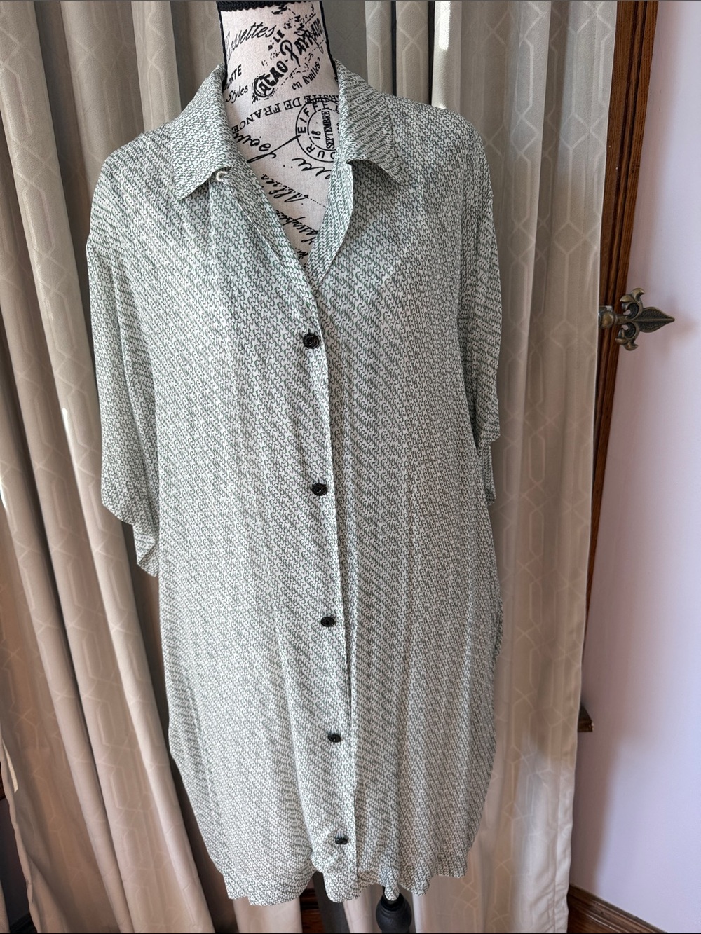 rag & bone Reed printed Mini Shirt Dress